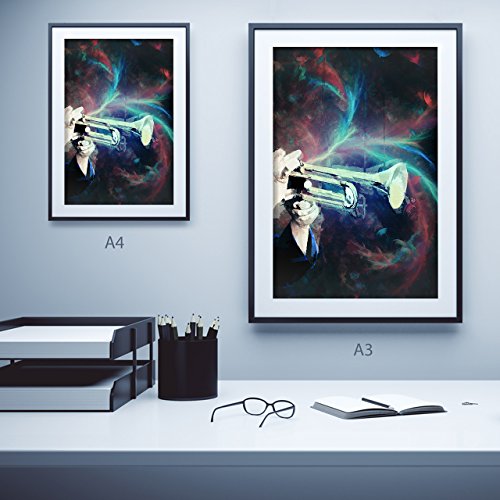 Trumpet Sound Music Instrument Matte/Glossy Poster A3 (42cm x 30cm) | Wellcoda